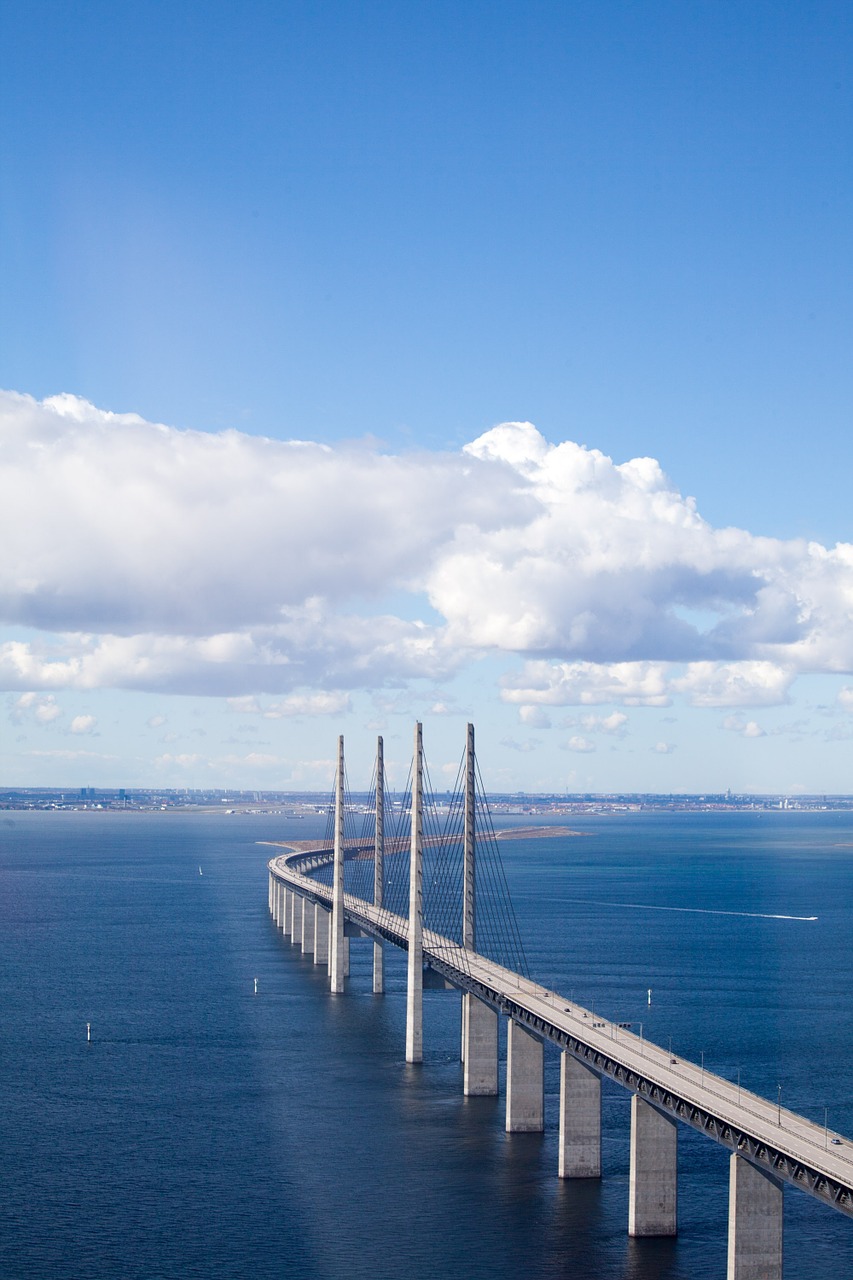 Most nad Sundem (Oresund) łączący Danię ze Szwecją